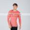 The factory price popular summer hot style gymwear fitness custom logo long sleeve men seamless bodybuilding t-shirt