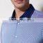 new design contrast fabric made to measure cotton slim men shirt BSZ0077