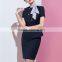 Women suit hotel uniform with the Korean version of the OL suit dress summer skirt stewardesses