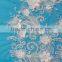 Customized professional lace tulle 3d multi color dress fabric