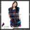 CX-G-B-52 Women New Design Fashion Colorful Real Fox Fur Vest