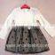 hotsale fashion design children sweater cute skirt