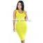 Women Milk Fiber Fashion Dress Sexy Hip Up Prom Dress