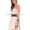 Hot selling sweetheart neck pleated bandage dress wholesale bandage dress 2016