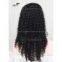 indian hair free shipping high quality kinky curl full lace wig
