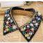 luxury rhinestone false collar handmade beaded neckline