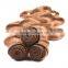 Shengyuan 7A Colored 27# Honey Blonde Brazilian Hair Weave Accept Paypal Pure Natural Color 10 To 24 Inch
