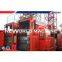 Rack and pinion construction cage hoist for personnel tools and materials