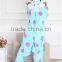 Blue Cow Onesie Flannel Pajamas