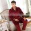 Factory supply low price fleece men pajamas sleepwear with button custom