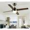 48inch Nickle and Brass Ceiling Fan Light with Remote.