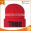 Hip hop jacquard acrylic beanie hats with top ball