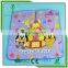 Famous brand 100%cotton magic compressed face towel with cartoon character printing