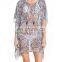 C69 Custom Floral Print Cover-Up Beach Wear Caftan