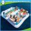 Wholesale price adult water games inflatable water floating island