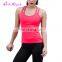 No Moq Wholesale Exercise Women Halter Red Blank Backless Tank Top