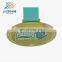 oval shape custom painted bronze swimming medal with ribbon