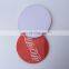 BSCI advertising full color printing anti slide acrylic clear plastic coaster custom drink beer coaster