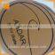 Hot Sell Custom enamel PU Leather Jeans Metal Label With Press Logo On Leather