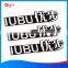 Self-adhesive embossed aluminum nameplates