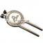 engraved cowl shape golf ball fork