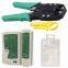 9/1 Network Tool Repair Kits - Ethernet Lan Cable Tester Computer Maintenance Coax Crimper Tool for RJ-45/11/12 Cat5/5e