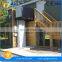 7LSJW Shandong SevenLift stainless steel retail manual 300kg hydraulic vertical wheelchair home lift elevators for sale