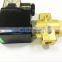 GOGO Normally Open 2 Way Pilot Diaphragm Brass solenoid valve water flow control 1/8" BSP 24V DC 2.5mm/3mm NBR 0-16bar/10bar