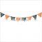 factory supply customized size polyester pennant string flag bunting banner