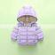 Children's quality zipper cotton-padded jacket in bright colors