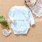Wholesale Plain Color Spot Pattern Romper Soft Baby Girls Romper