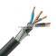 Control Cable H05VVC4V5-K multiple cores flexible copper PVC-Control Cable screened oil resistant 300 / 500 V White/Gray jacket