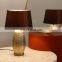 China factory direct sale home decor living room porcelain vintage gold table lamp for hotel