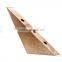 Accept OEM solid wooden wine holder custom logo and painted color