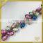 Plating Mixed Color Metallic Rhinestone Chain FC-637