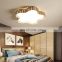 Golden chandelier simple wrought iron bedroom lamp
