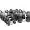 Power training cast iron fitness gym equipment rubber hex dumbbells weights buy online