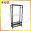 Clothes display rack with wheels