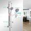 Leelongs Stainless Steel Bathroom Adjustable Height Slide Bar Shower System