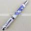 Fountain Pen Blue and White Porcelain Dragon Medium Nib 18kgp