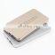 2020 super thin metal power bank oem logo micro usb mobile power charger customized color