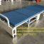 Office home Folding bed steel tube frame with Cushion Sponge Roll away wheels can moveable