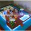 Architectural scale model for hotel layout, Miniature building model