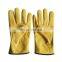 Customized high quality AB grade goatskin driver/worker soft lined work gloves