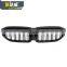 For BMW 3 series double slats  glossy  black ABS car grilles G20 G28 Front girlle