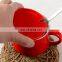 Creative Christmas ceramic 3D cute three-dimensional animal coffee cup mug