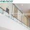 Home Safety Stainless Steel Frameless Side Mounted Staircase Standoff Glass Railing