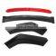 Auto Car Accessories Gloss Black+Red Universal Front Lip Auto Lips For All Cars