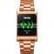 Popular Wristwatches Skmei 1869 Man Watch Electronic Gold Stainless Steel Led Digital Touch Watches