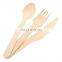 disposable Birch wood cutlery sets wooden knife fork spoon set for restaurant